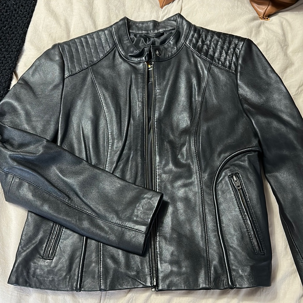 Leather Moto Jacket